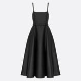 Flared Mid-Length Dress