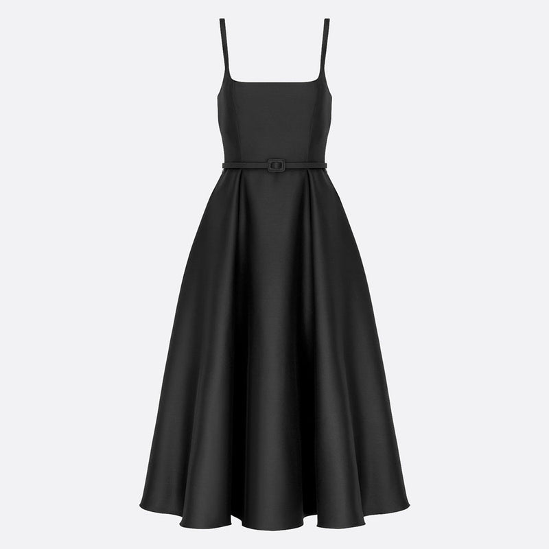 Flared Mid-Length Dress
