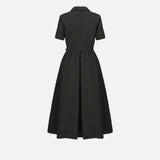 Mid-Length Belted Dress