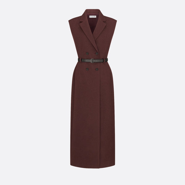 Mid-Length Belted Dress