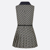 Pleated Short Dress