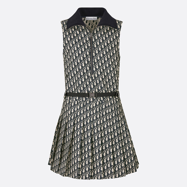Pleated Short Dress