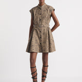Short Belted Shirtdress