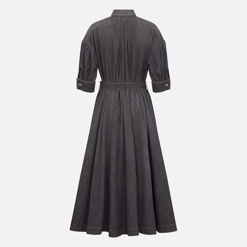 Flared Mid-Length Dress
