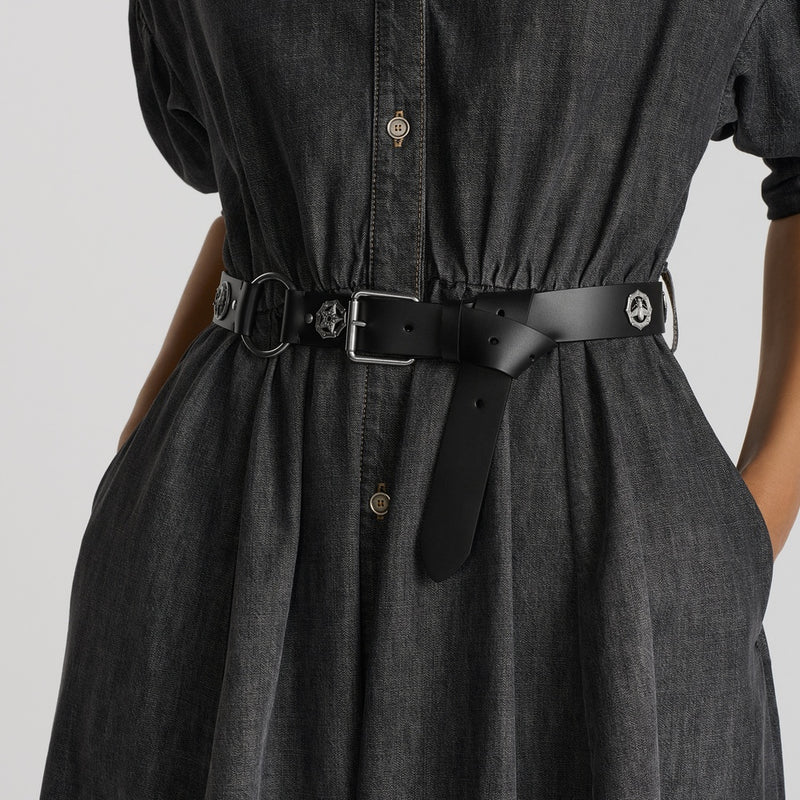 Flared Mid-Length Dress