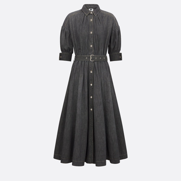 Flared Mid-Length Dress