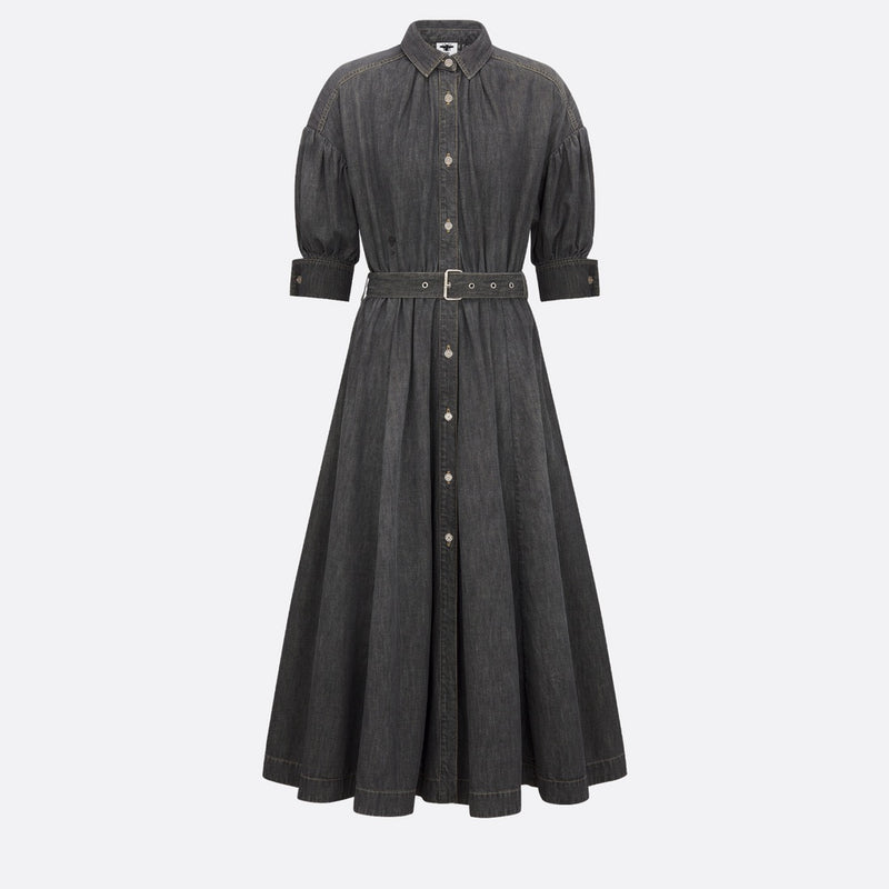 Flared Mid-Length Dress