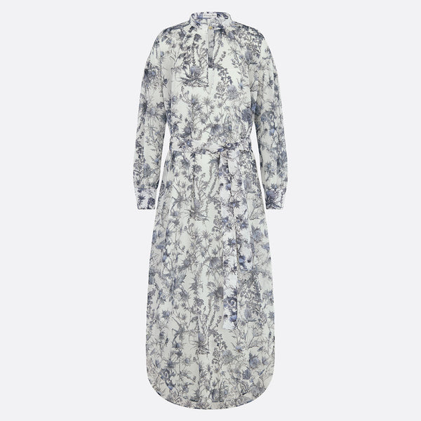 Belted Mid-Length Dress