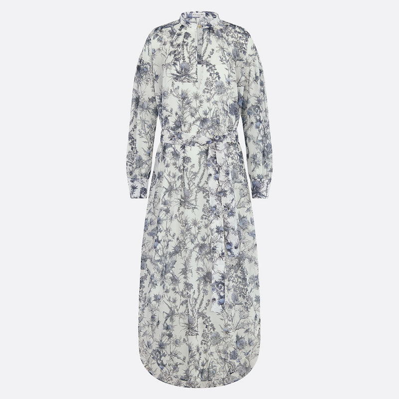 Belted Mid-Length Dress