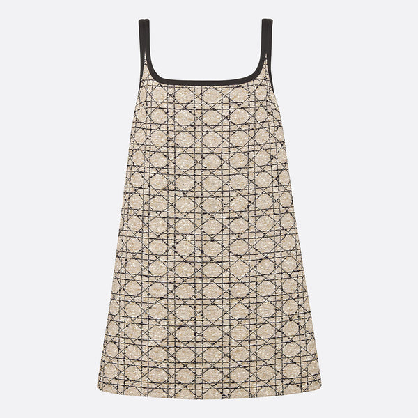 Short Flared Cannage Dress
