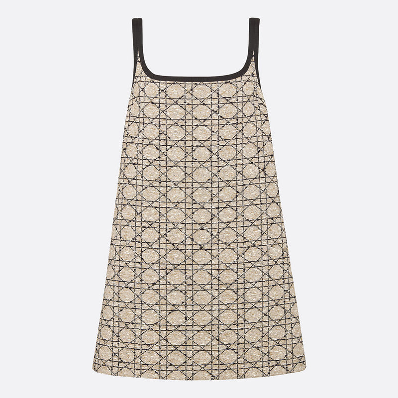 Short Flared Cannage Dress