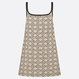 Short Flared Cannage Dress