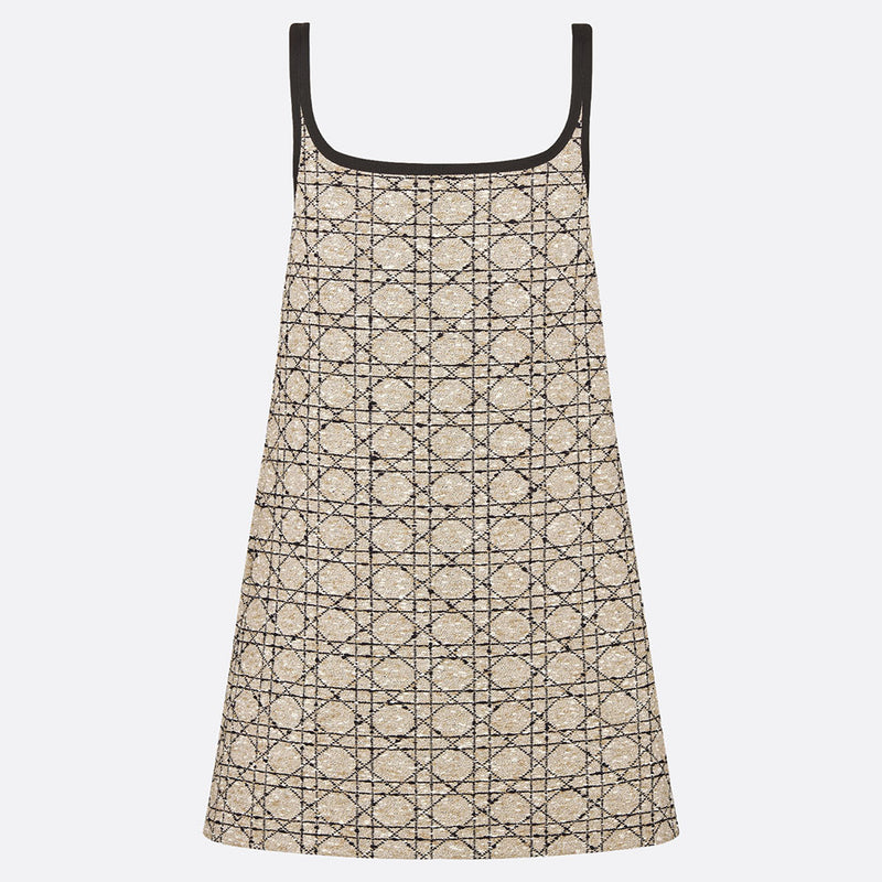 Short Flared Cannage Dress