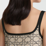 Short Flared Cannage Dress