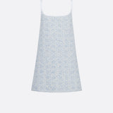 Short Flared Cannage Dress