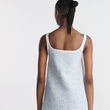 Short Flared Cannage Dress