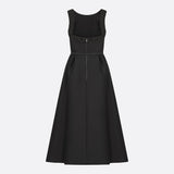 Flared Mid-Length Dress
