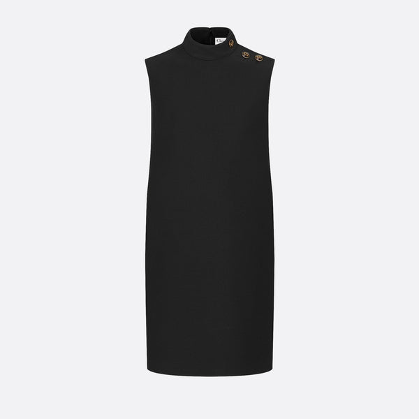 Short Dress with CD Buttons