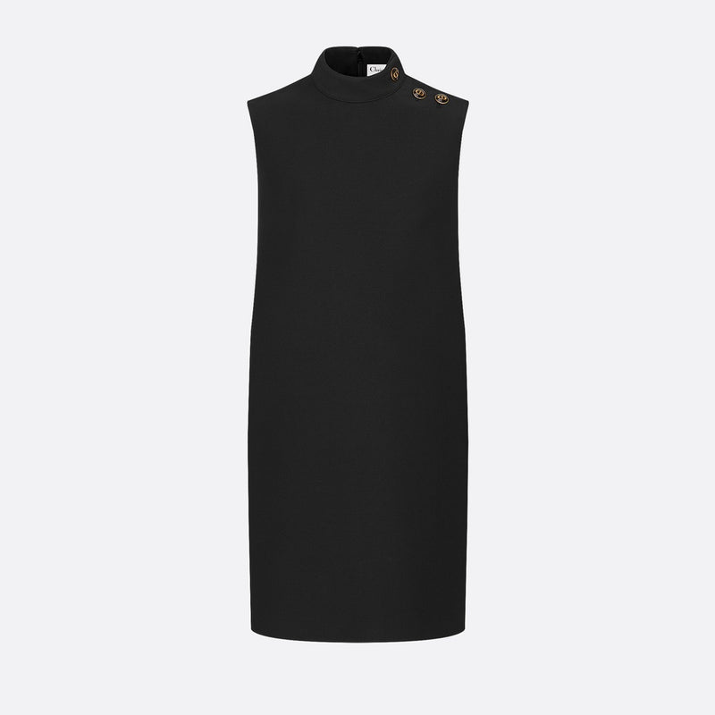 Short Dress with CD Buttons