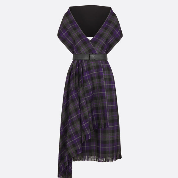 Mid-Length Belted Dress