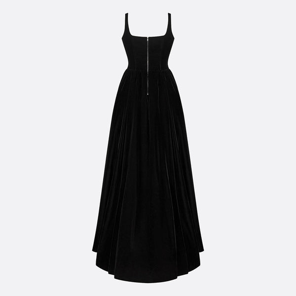 Flared Long Dress