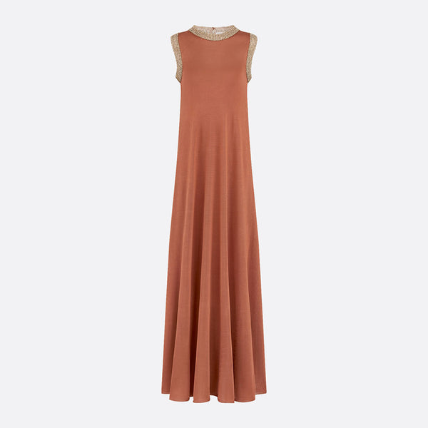 Embroidered Long Dress