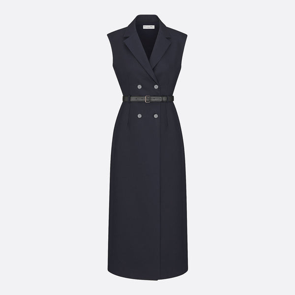 Mid-Length Belted Dress