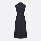 Mid-Length Belted Dress