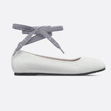 D-Journey Lace-Up Ballet Flat
