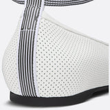 D-Journey Lace-Up Ballet Flat