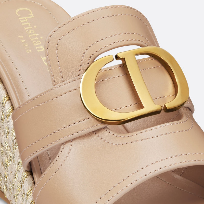 25秋♪DIOR 30 Montaigne ウェッジスライド KCO063CFY Dior 30 Montaigne Wedge Slide KCO063CFY_S24T – BORDER-GARA