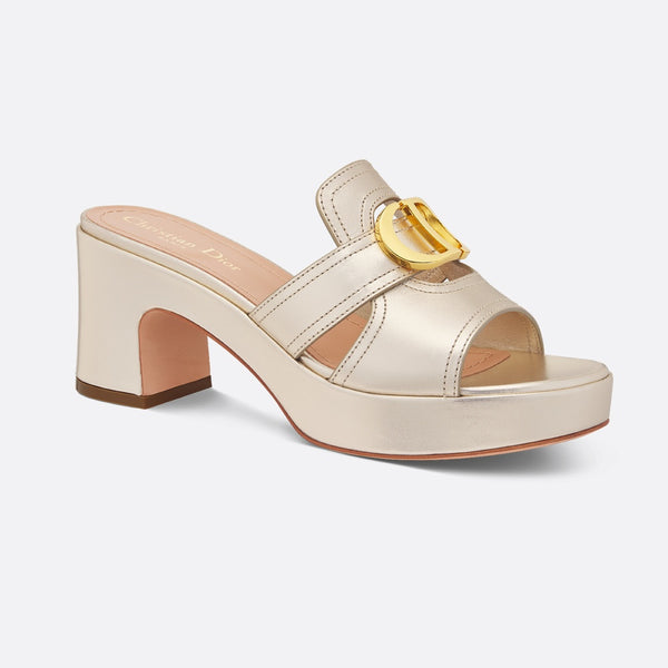 Dior Or 30 Montaigne Platform Slide