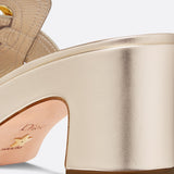 Dior Or 30 Montaigne Platform Slide