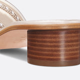 Dior Or D-Lane Heeled Slide