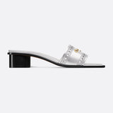 Dior Or D-Lane Heeled Slide