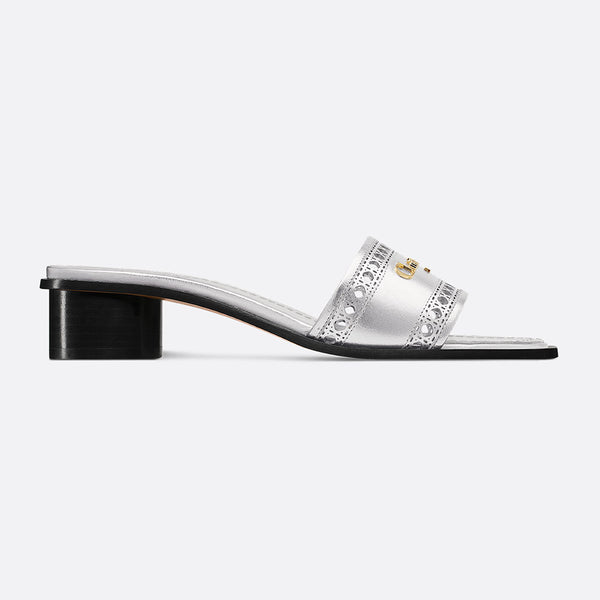Dior Or D-Lane Heeled Slide
