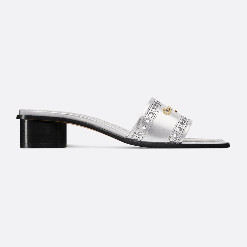 Dior Or D-Lane Heeled Slide