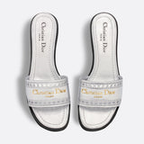 Dior Or D-Lane Heeled Slide