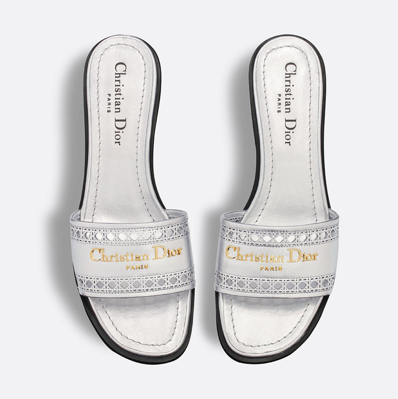 Dior Or D-Lane Heeled Slide