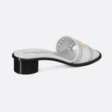 Dior Or D-Lane Heeled Slide