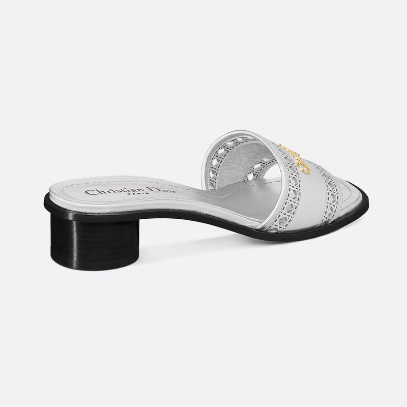Dior Or D-Lane Heeled Slide