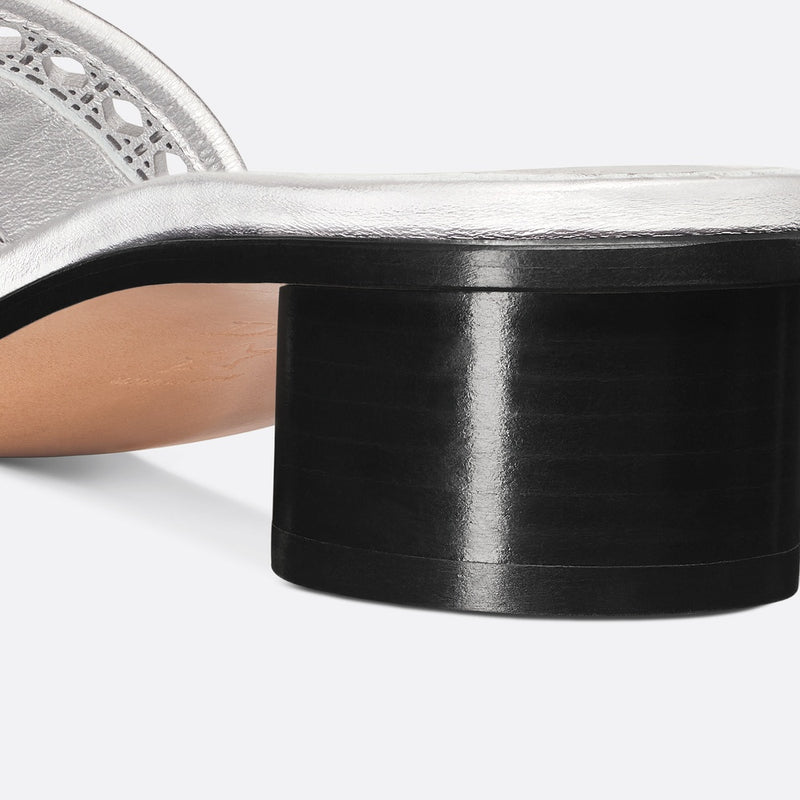 Dior Or D-Lane Heeled Slide
