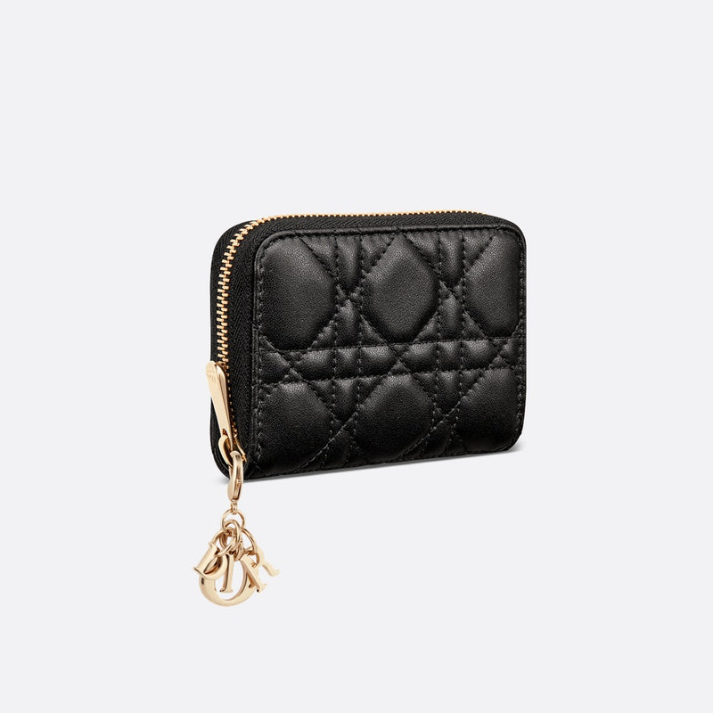 Small Lady Dior Voyageur Coin Purse