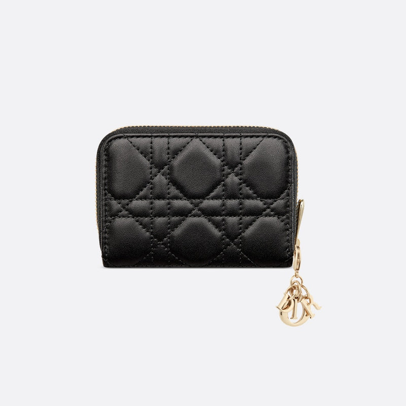 Small Lady Dior Voyageur Coin Purse