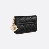 Medium Lady Dior Zipped Wallet