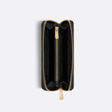 Medium Lady Dior Zipped Wallet