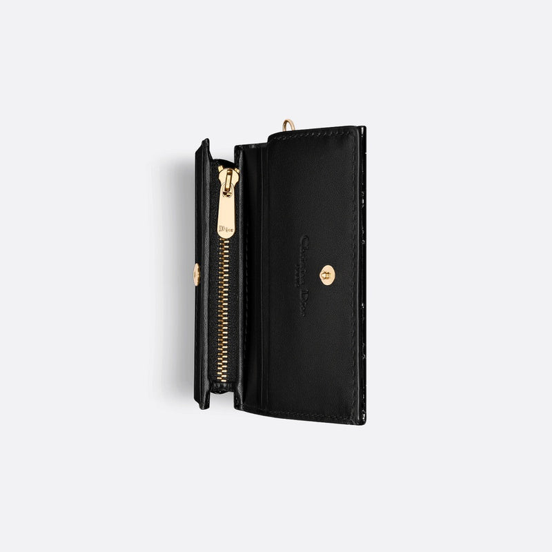 Mini Lady Dior Gardenia Wallet