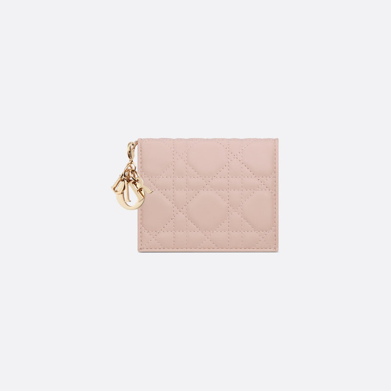 Mini Lady Dior Gardenia Wallet