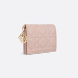 Mini Lady Dior Gardenia Wallet