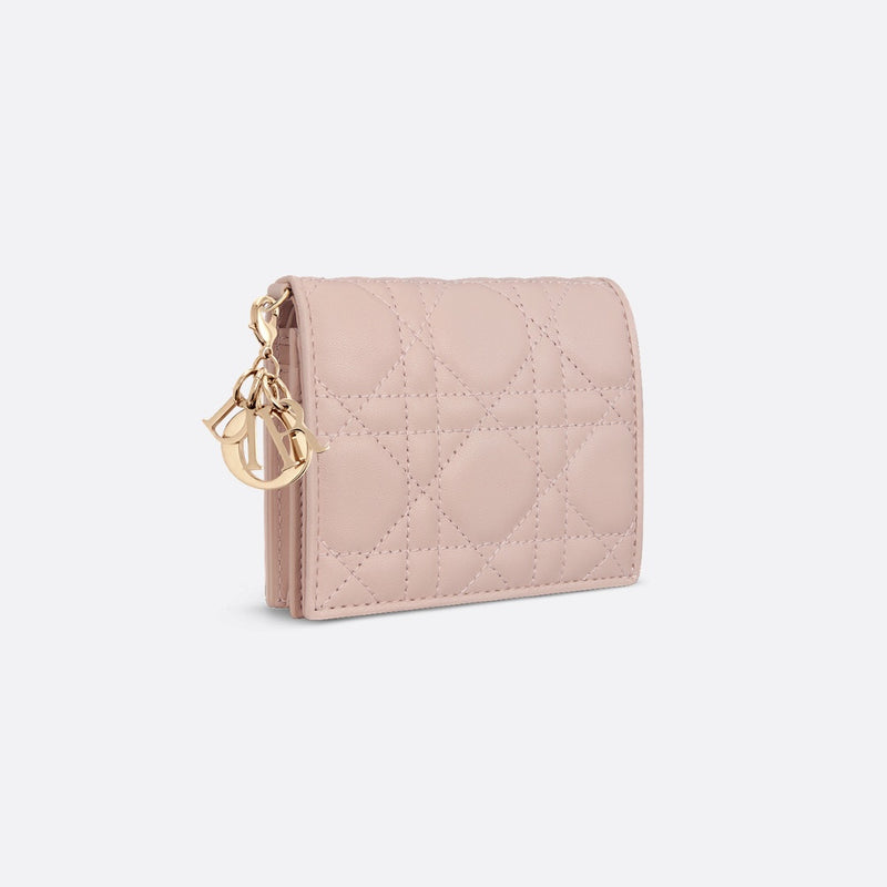 Mini Lady Dior Gardenia Wallet